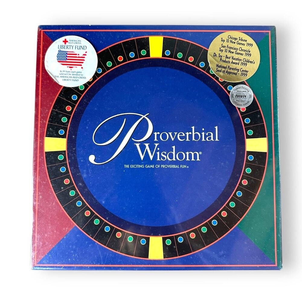 Proverbial Wisdom Bible Edition The Exciting Game of Proverbial Fun New Sealed